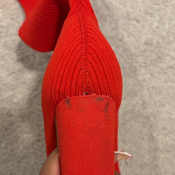 Chic Red Over the Knee Boots - Picture 6 of 7